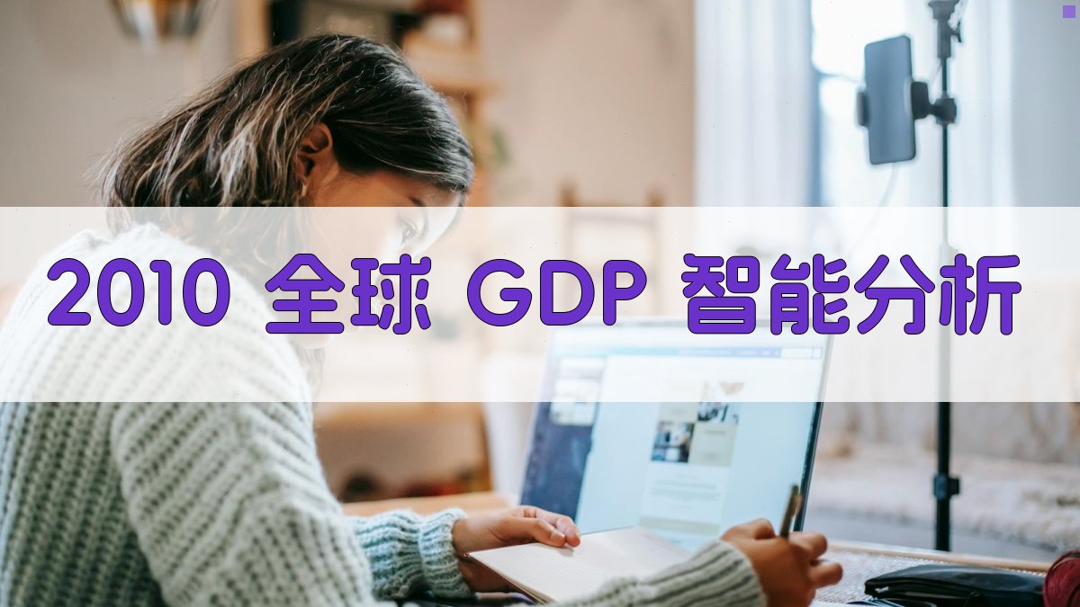 2010全球GDP智能分析